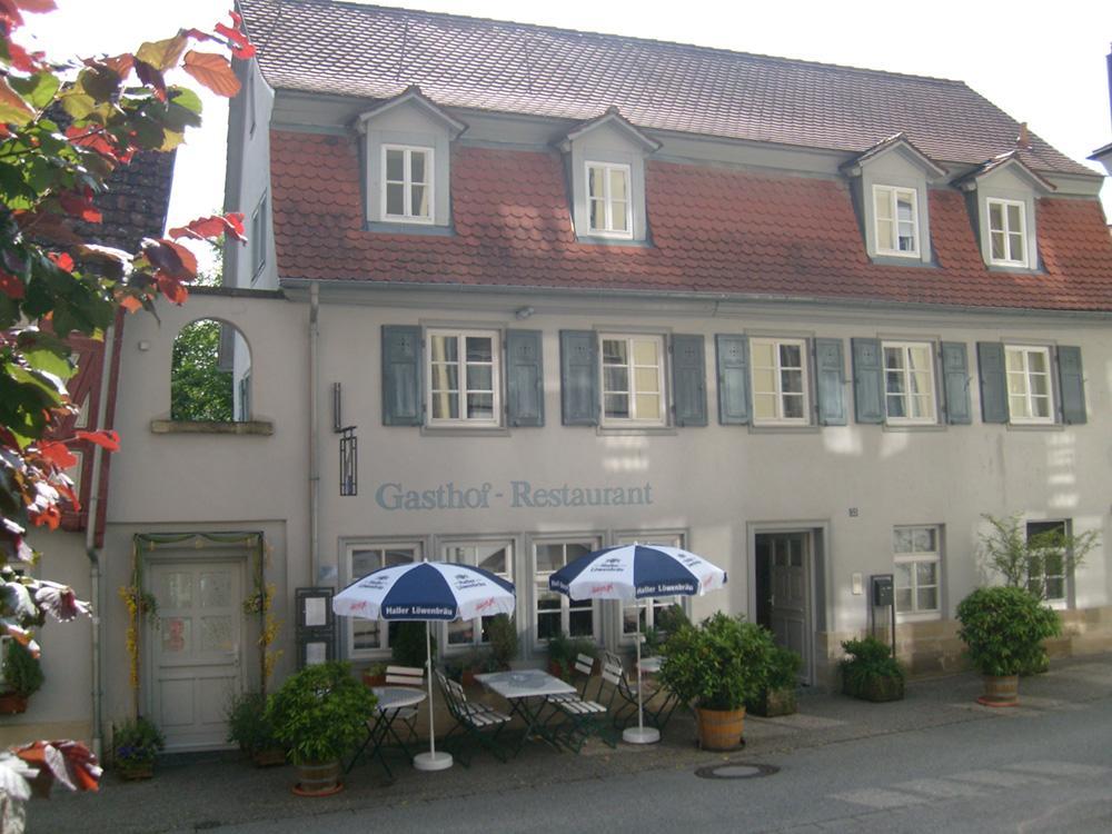 Gasthof Blauer Bock Schwaebisch Hall Luaran gambar